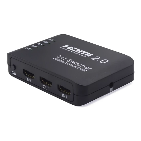 HDMI switch 4K UHD 5 portos