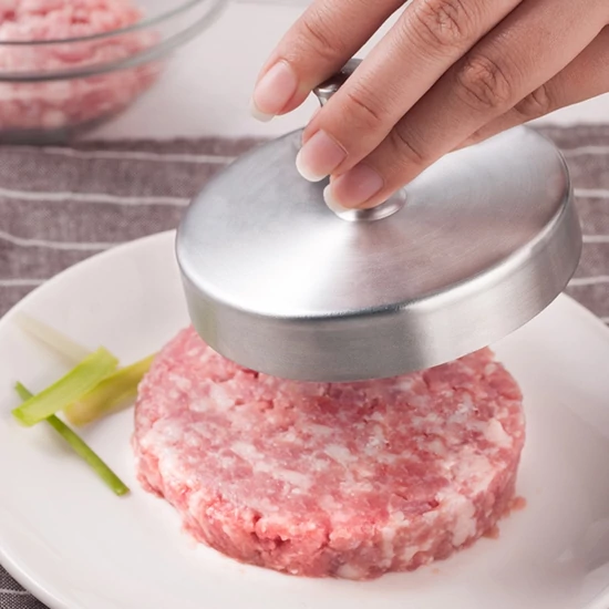 Hamburger húspogácsa formázó rozsdamentes