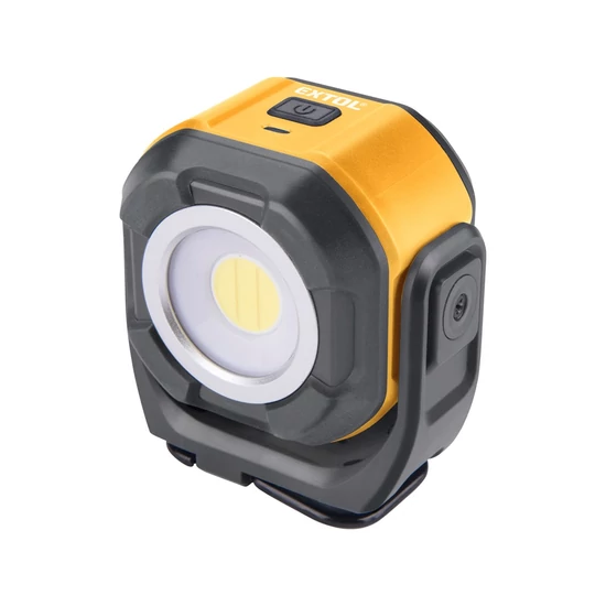 LED munkalámpa kétoldalas, 500 lumen, beépített 2000 mAh Li-ion akku, állványra szerelhető(43271)