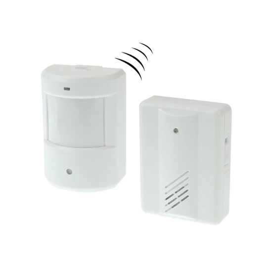 Mozgásérzékelős belépésjelző riasztó csengő (120 méter)