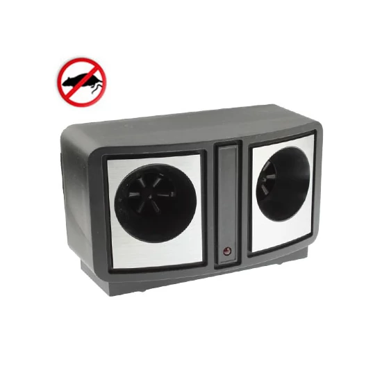 Egér patkány nyest riasztó 200m2 ulrahangos elektromos szúnyog légy csótány rágcsáló álat riasztó 230V 2év GARANCIA