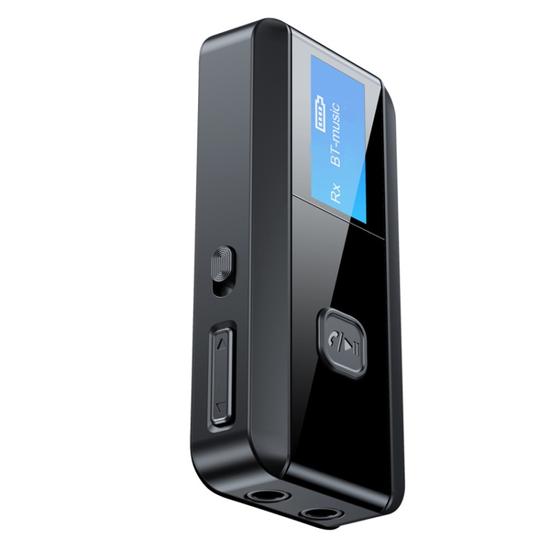 Vezeték nélküli Bluetooth 5.0 audio adó-vevő (transmitter & receiver) kijelzővel (C29)