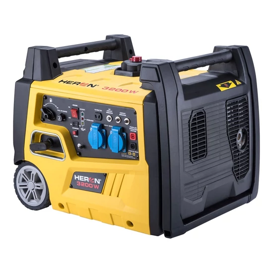 Heron, benzinmotoros áramfejlesztő, aggregátor kézi indítás, 3,0 kVA, 230V, 1 fázisú, inverteres (8896220)