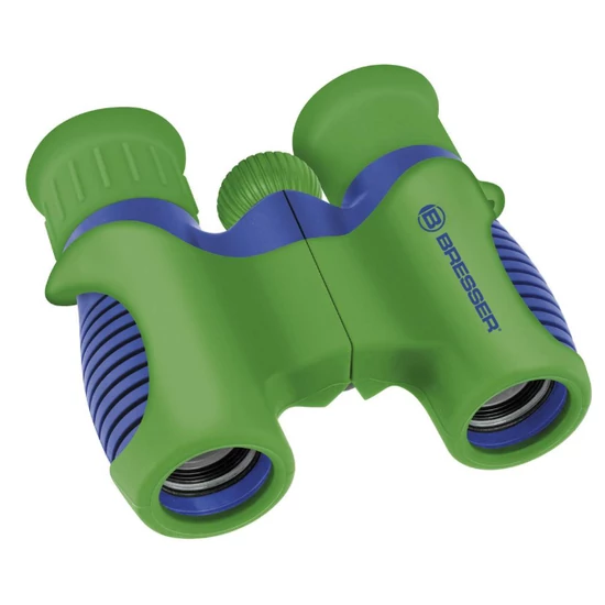 Bresser Junior 6x21 gyerek távcső kék és zöld színben