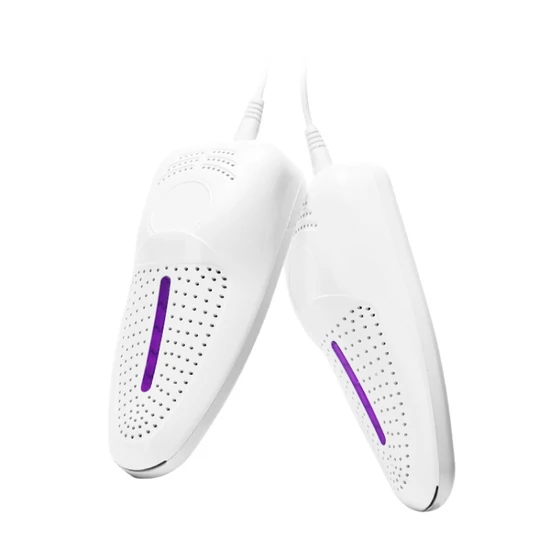 Elektromos cipőszárító, cipőmelegítő, fertőtlenítő, USB-s (fehér)