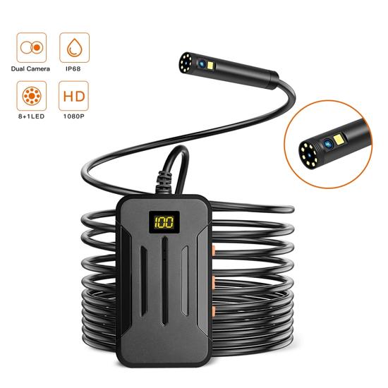 Endoszkóp duál kamerával IP68 (10 méter) WiFi HD 8mm (F300)