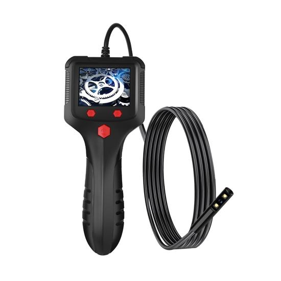 Endoszkóp kamera kézi, 2,4” HD, oldalsó kamerával, 8mm, (30 méter), kemény (P100)