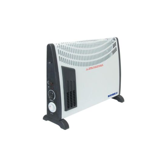 KOBE EIKO Turbo hősugárzó ventilátor időzítővel termosztáttal 750-2000W álló - fali