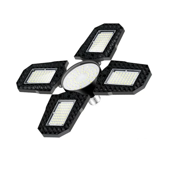 LED lámpa 150W, 240 db 2832 LED-del, 4500K meleg fény, E27 foglalattal, állítható szög
