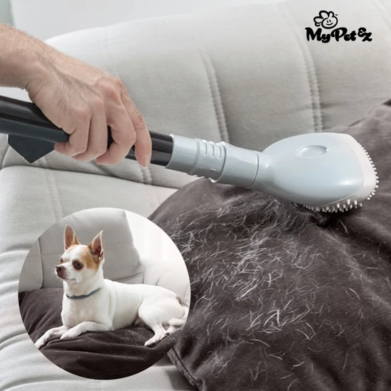 Állatszőr eltávolító kutyaszőr macskaszőr kárpit tisztító szösztelenítő, szöszeltávolító kefe adapter vákuumos My Pet Clean Vac InnovaGoods