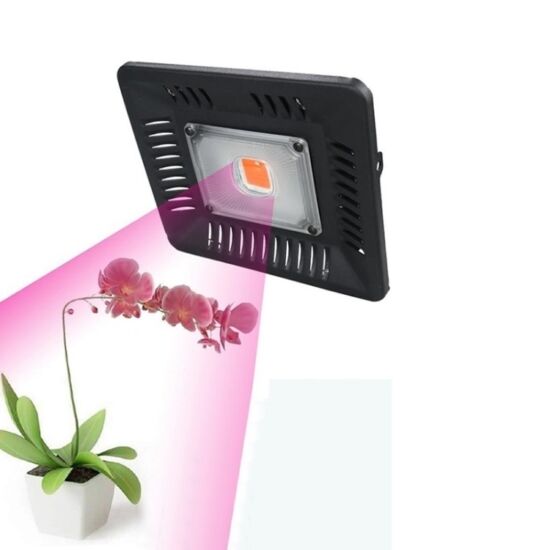 Növénynevelő COB LED lámpa, ultravékony, teljes spektrumú növekedési lámpa (50 W)