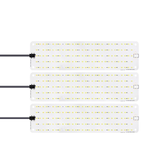 Növénynevelő LED lámpa, 12V, meleg fény (8x30 cm ALU 3 fej)