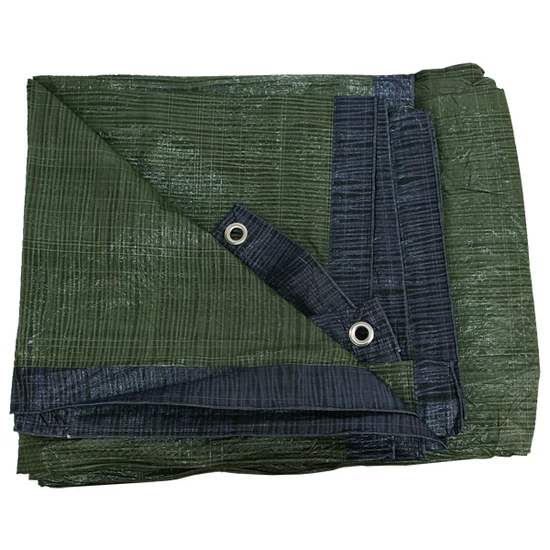 EXTOL PE takaróponyva 5x8m vízálló lefűzhető 70g (kék)