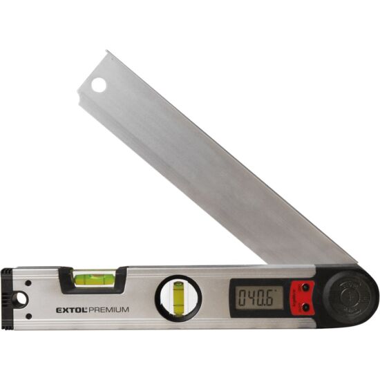 Vízmérték digitális szögmérővel LCD kijelzővel (305mm, 2 libella, ±0,5mm/1m, illetve 0-225°, ±0,3°,(8823501)